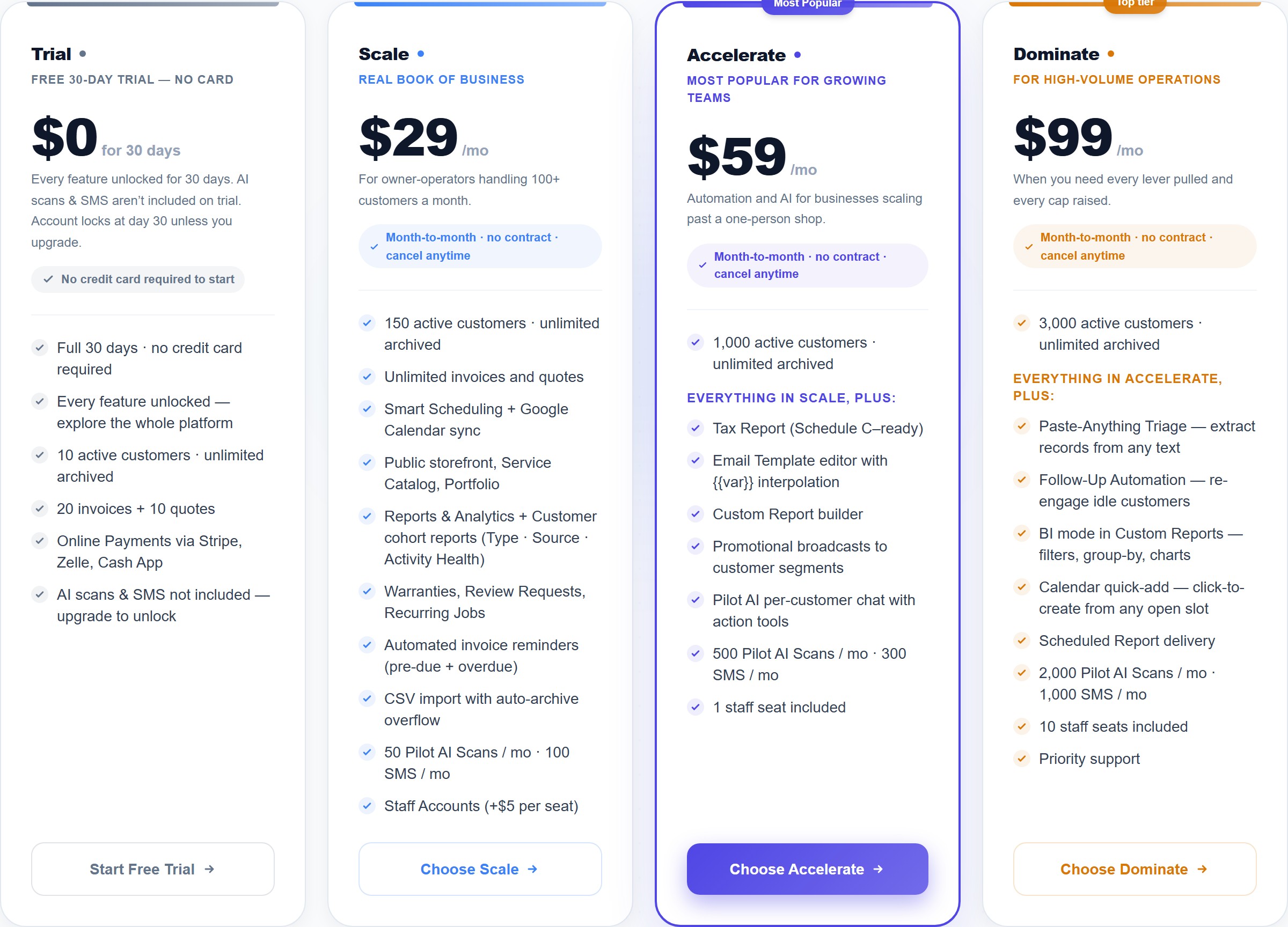 Pick your plan — DriveMyBiz